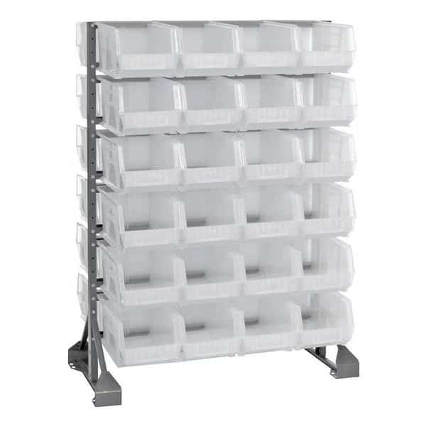BinRailFlrRck,20inx54inx36in,LdCp: 133lb, Mfr#: QRU-12D-240-48CL, QUANTUM STORAGE SYSTEMS