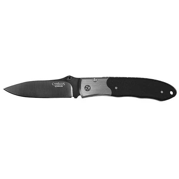 Folding Knife, Fine, Drop Point, 3-1/4 In