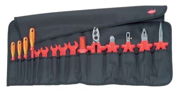 Insulated Tool Set, 15 pc., Knipex, Mfr#: 98 99 13