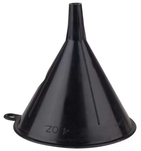 Polypropylene, 4 oz., 3", Black, 1/4"