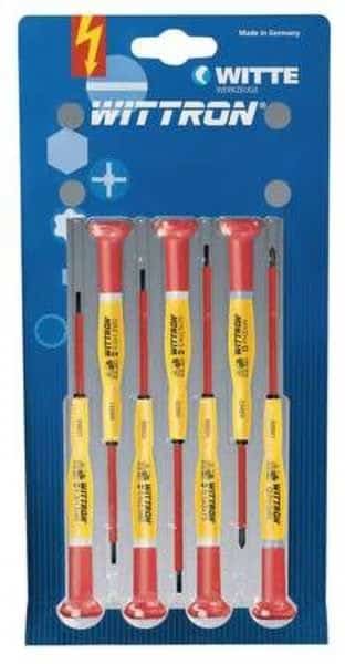 Insulated Precision Driver Set, Slotted/Phillips, 7 pcs
