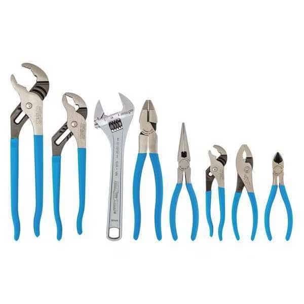 8 Piece Gift Sets Plier and Wrench Set Dipped Handle