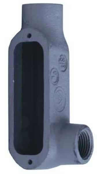 Conduit Outlet Body, Iron, LR, 4 In., APPLETON ELECTRIC, Mfr# LR400-M
