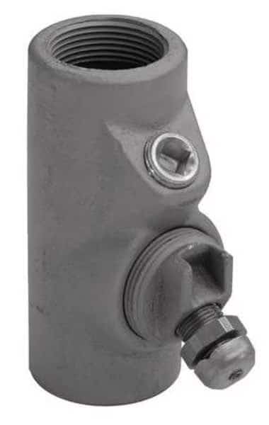IMC Sealing, 2 in, Threaded, Iron, Electro Zinc Plated, Silver
