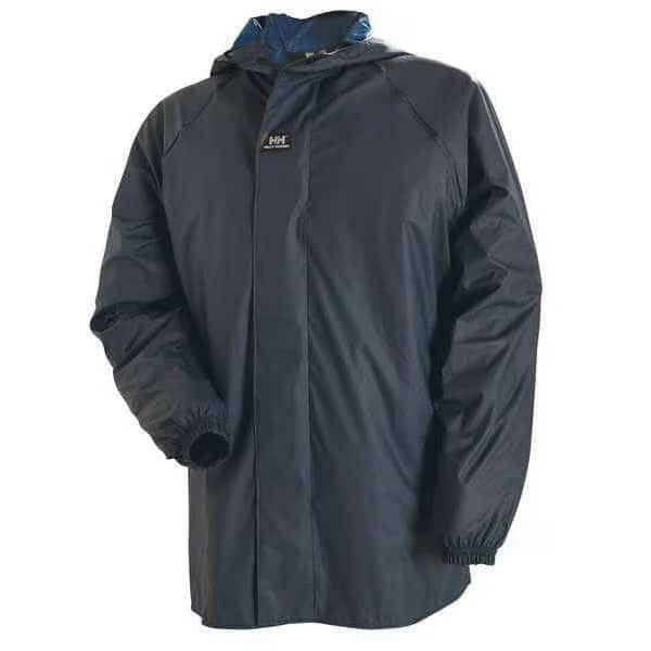 Rain Jacket with Hood, Navy, M