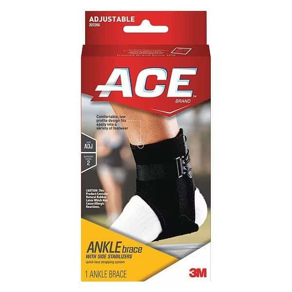 Ankle Brace, Side Stabilizers, PK12, ACE, Mfr# 207266