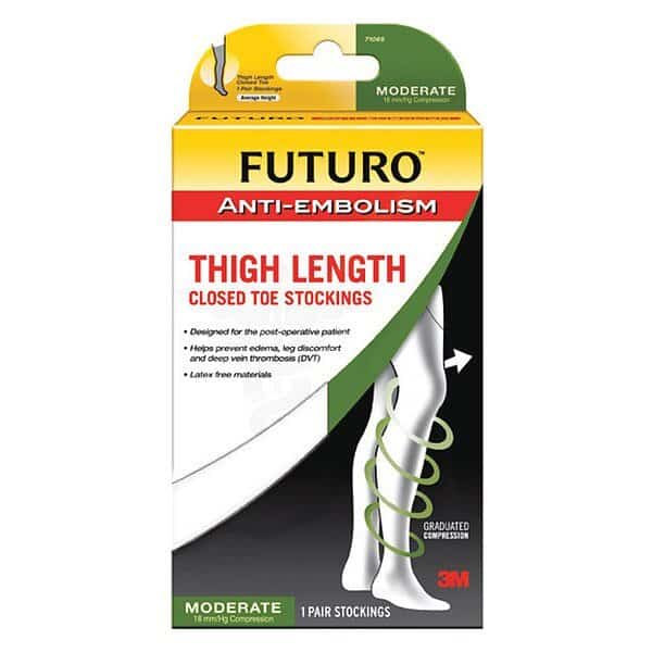 AntiEmbolism Sock, Med, Short, PK12