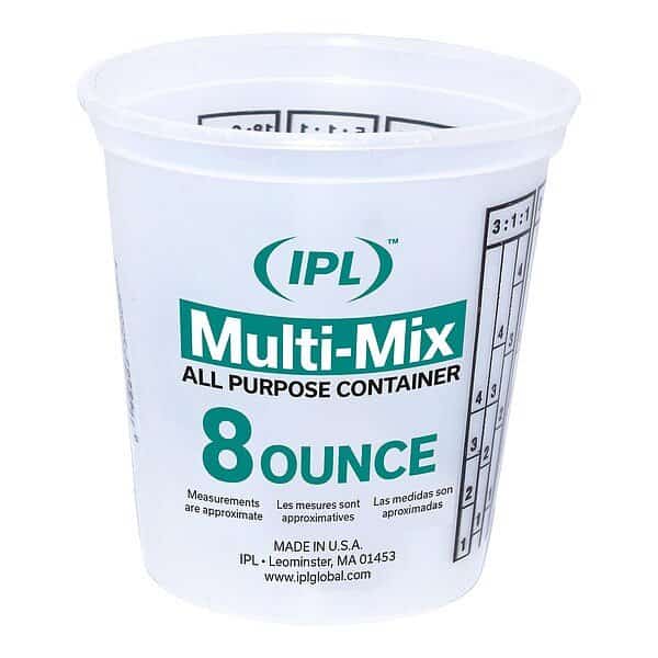 Paint Mix and Measure Container, Cap. 8oz