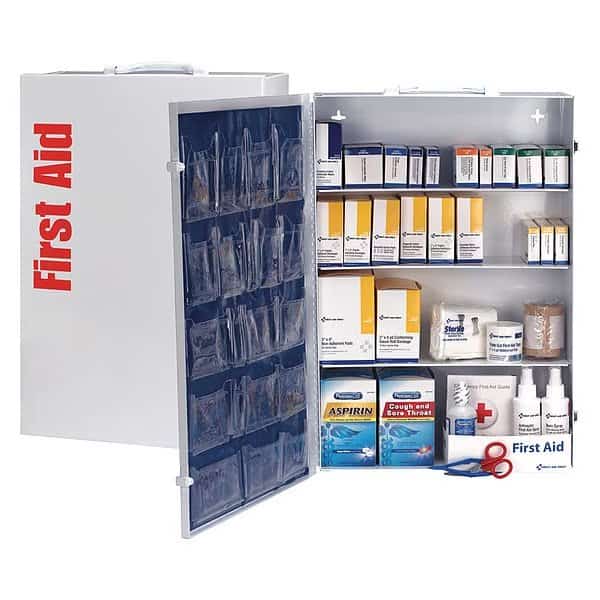 Unitized First Aid Cabinet, Metal, 150 Person, American Red Cross, Mfr#: 711248