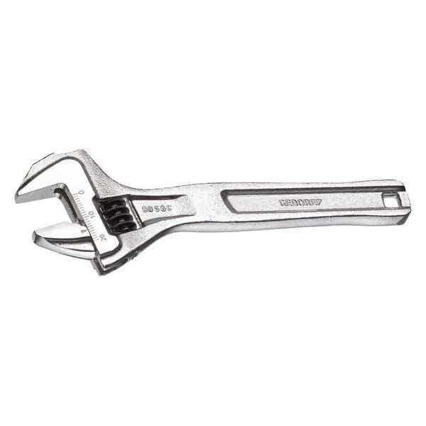 Adjustable Wrench 8", Black Finish, Finish: Nickel with Chrome Plated, Gedore, Mfr#: 60 S 8 C
