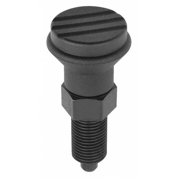 Indexing Plunger D1= 3/4-10, D=10, Style A, Non-Lockout wo Locknut, Steel Hardened