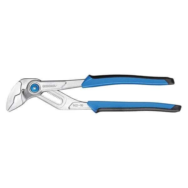 1 Piece Self-Adj Water Pump Pliers Chrome-Plated, 2-Component Handle, GEDORE, Mfr# 142 10 JC