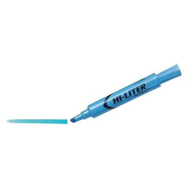 Desk-Style Highlighter,Light Blue,Smear, Mfr#: 7170907746, HI-LITER