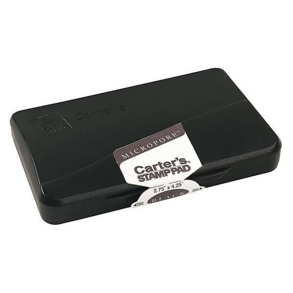 Micropore Stamp Pad, 2-3/4"x4-1/4", Black