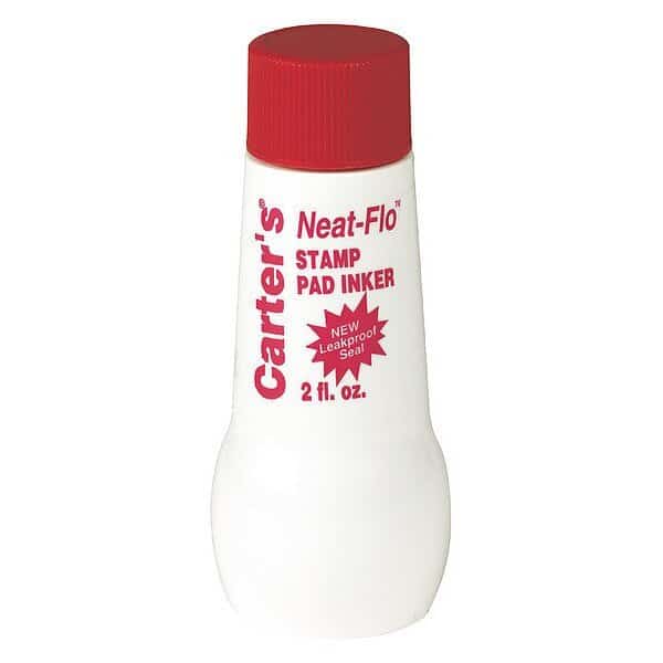 Stamp Pad Inker, 2 oz., Red