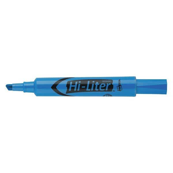 Desk-Style Highlighter, Chisel Tip, Fluorescent Blue, Smear Safe, Nontoxic, HI-LITER, Mfr# 7170924016