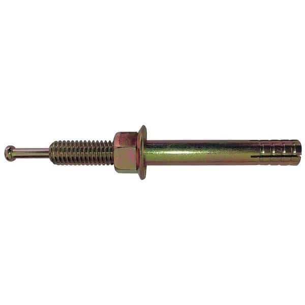 Nail Drive Anchor, 3/4" Dia., 5" L, Steel Yellow Zinc, 4 PK, EnjoyTool select, Mfr# U70651.075.0500