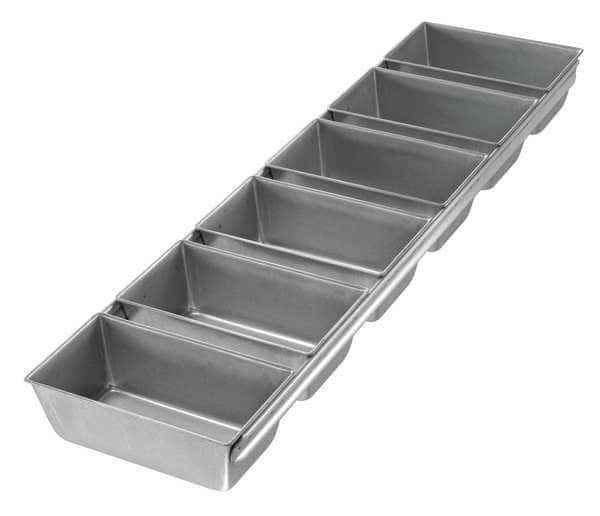 Bread Pan, 6-Strap, 5-5/8x3-1/8