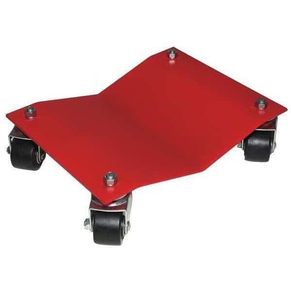 Auto Dolly, Steel, 16 L x 16 W In., PK2