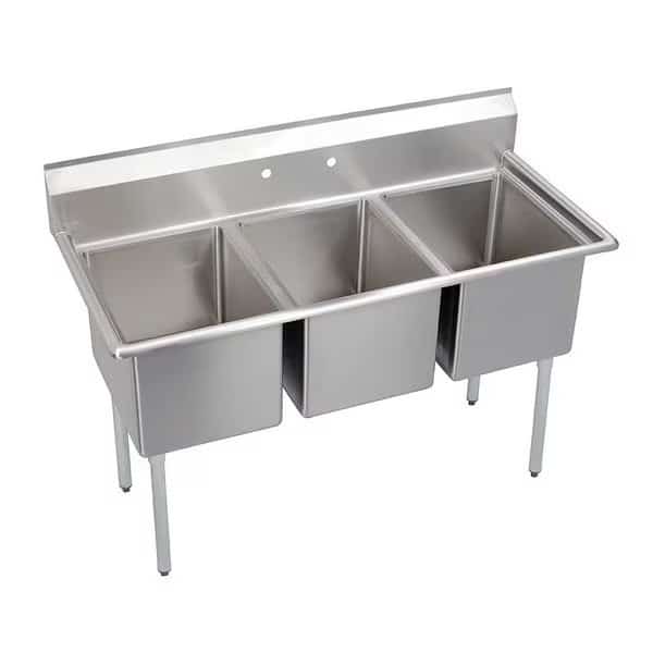 Elkay,Econ Ser Sink,Rect,20inx16inx12in, Mfr#: E3C16X20-0X, ELKAY