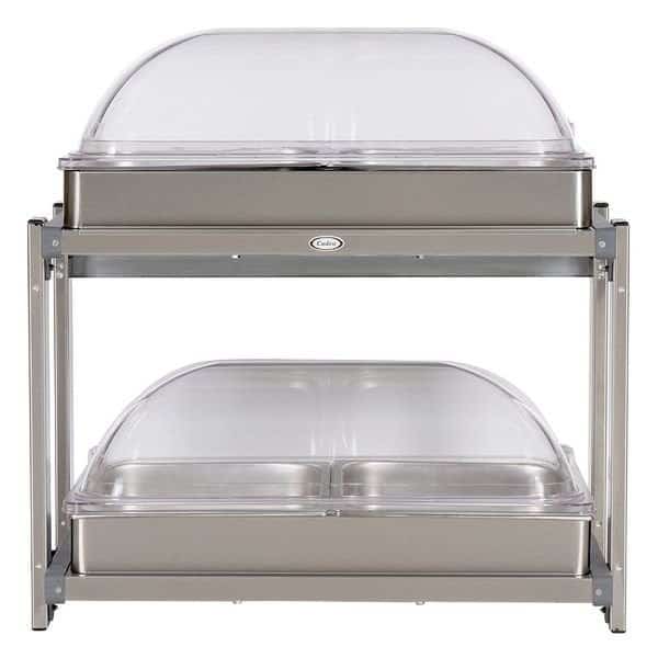 Buffet Server, w/Rolltop Lids, Multi-Level