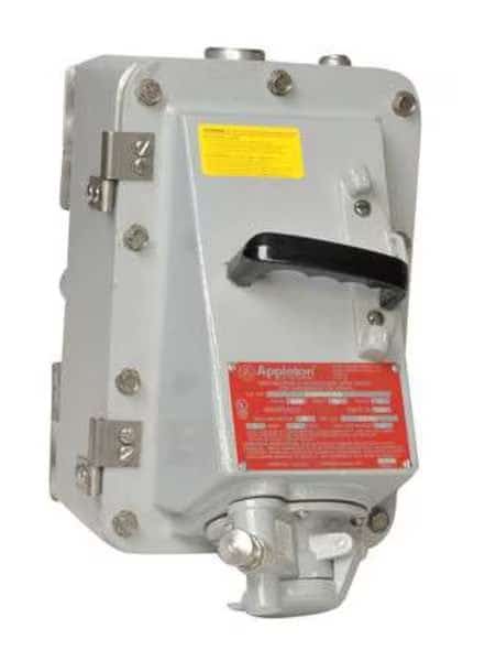 Receptacle, 60A, 3P, 2W, Alum, UL 1010,600VAC, Appleton Electric, Mfr#: EBR6023FB100
