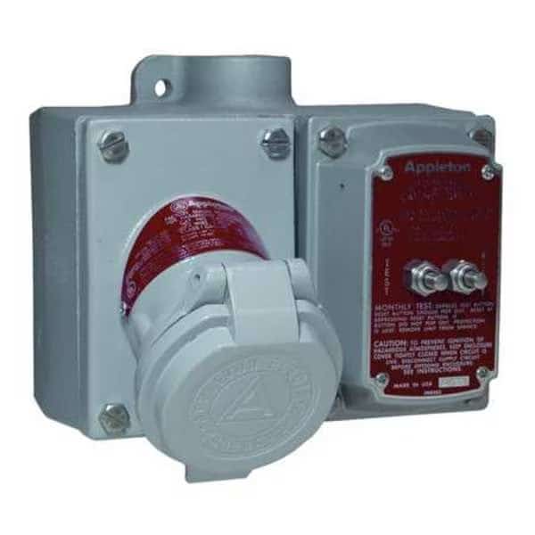 2W 3P 20A Hazardous Location GFI Cover 120 VAC 5-20R, APPLETON ELECTRIC, Mfr# EFS210-2023GFI