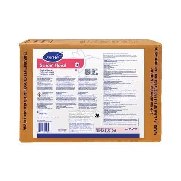 Neutral Floor Cleaner, 5 gal., Floral, Pink