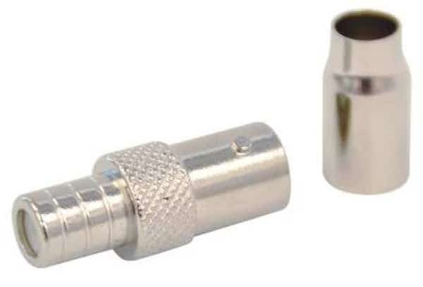 Cable Coupler, BNC/Female, RG6 Coax, PK10