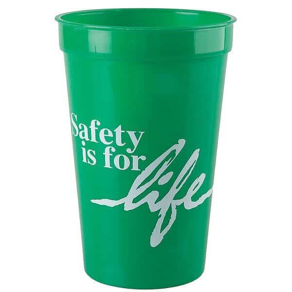 Stadium Cup, Safety is for Life, PK10, Quality Resource Group, Mfr#: 24GSCSL