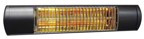 Electric Infrared Heater, 1 Phase, Aluminum, 5120 BtuH, 208/240V AC 1500 W