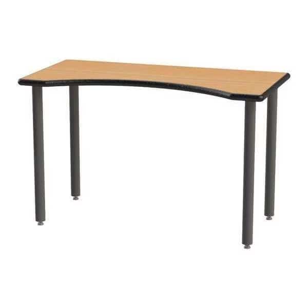 Wave Table,Tubular Legs,36"Dx72"Wx28"H, Mfr#: SRTW-3672, GREENE MANUFACTURING, INC.