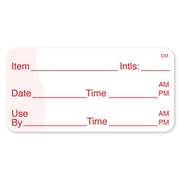 Shelf Life Label, 5-5/9 In. W, PK500