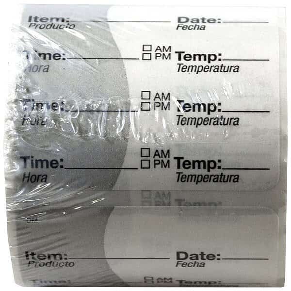 Food Rotation Label, Blue, 2 In. W, PK250