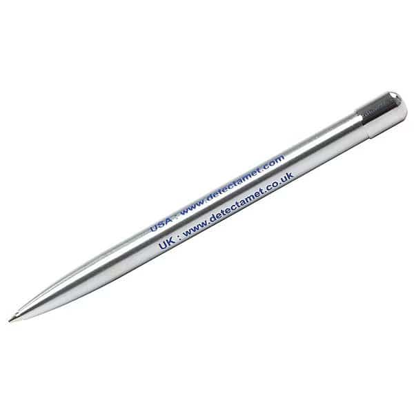 Metal Stick Pen, Blue Ink, PK50