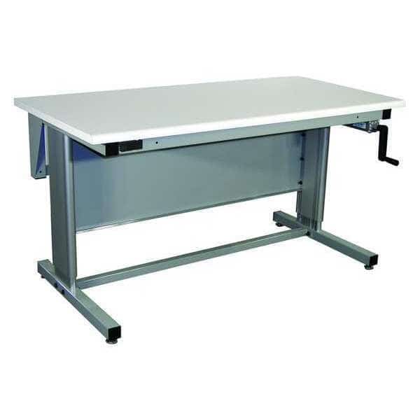 Workstation,Ergo,ESD,Rolled Edge,Lt Gray, Mfr#: EL6030C-A31-SW837-PF90, PROLINE