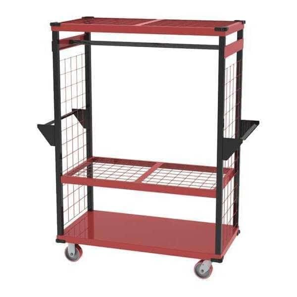 Sports Equipment Cart, 60"Wx24"Dx66"H