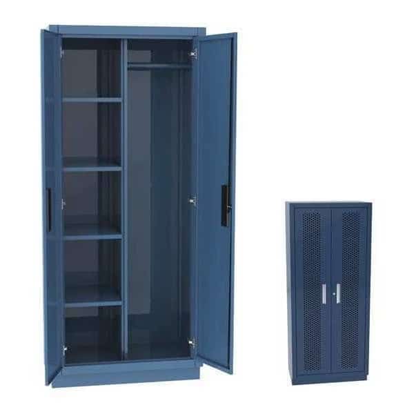 Wardrobe Storage Cabinet, 72 in H, 24 in W, 4 Shelves