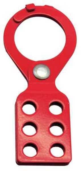 Lockout Hasp, Standard, 6 Lock, 4-1/2 In. L
