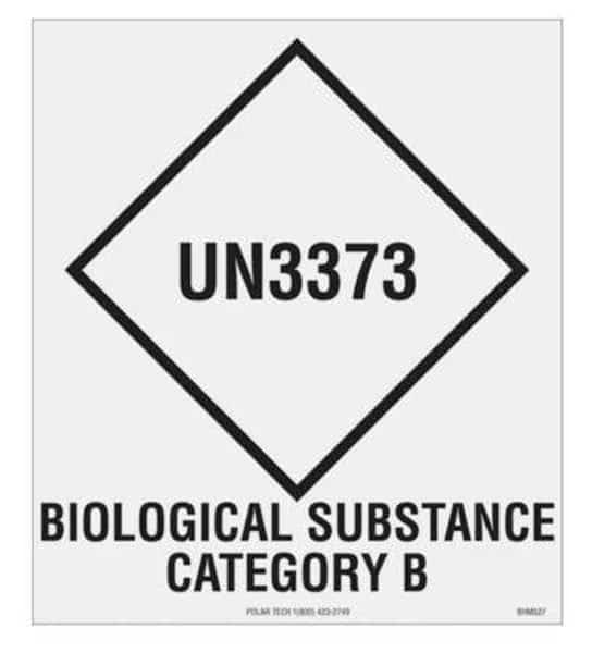 Biohazardous & Substance Category B Label, PK500