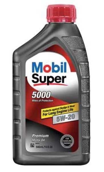 Mobil Super 5W-20, Engine Oil, 1 Qt, Mobil, Mfr#: 124405