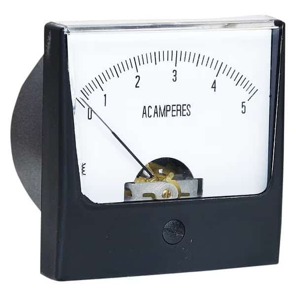 Analog Panel Meter, AC Current, 0-5 AC A