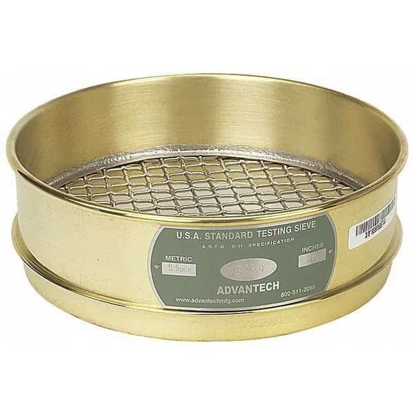Sieve, 3/4", B/S, 8 In, Full Ht
