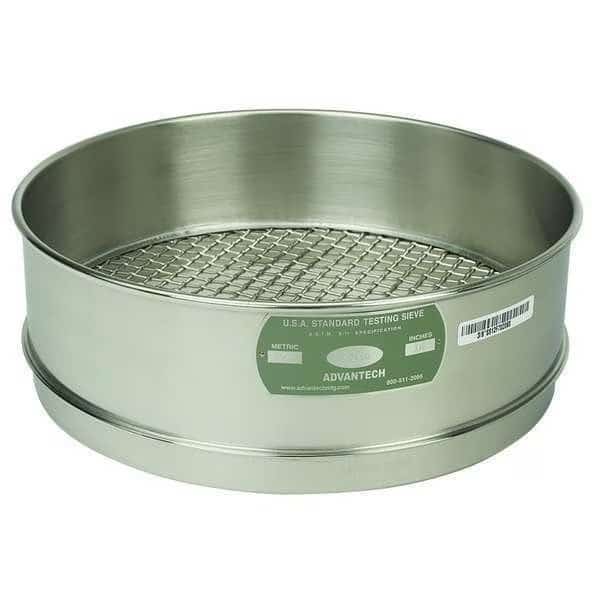 Sieve, 5/16", S/S, 12 In, Full Ht, Advantech, Mfr#: 5/16"SS12F