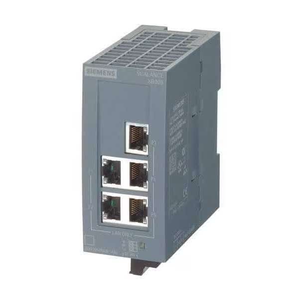 Ethernet Switch,Unmanged,5 Ports, Mfr#: 6GK5005-0BA00-1AB2, SIEMENS SCALANCE