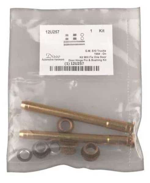 Door Hinge Pin/Bushing Kit, GM S10, 8 Pc