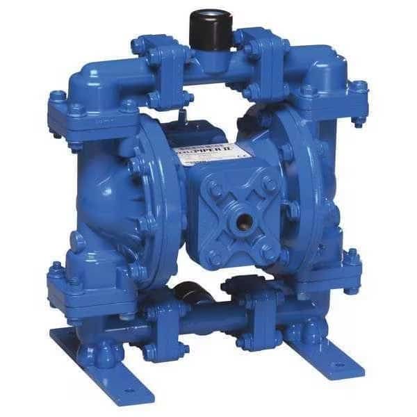Double Diaphragm Pump, Aluminum, Air Operated, Buna N, 15 GPM