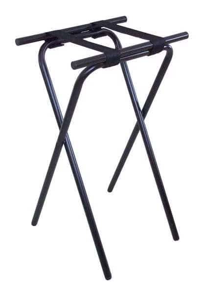 Deluxe Steel Tray Stand, Black
