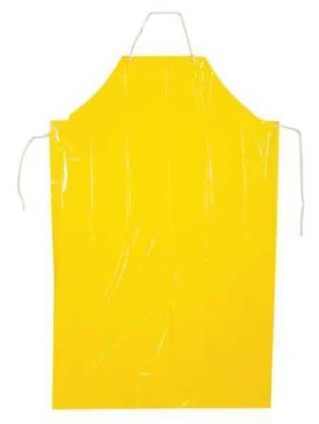 Grommet Apron, Yellow, 45 In. L, PK100