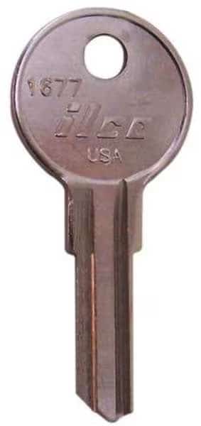 Key Blank, Brass, 1677, PK10